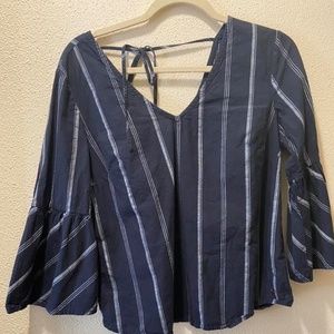 Tommy Hilfiger striped blue shirt